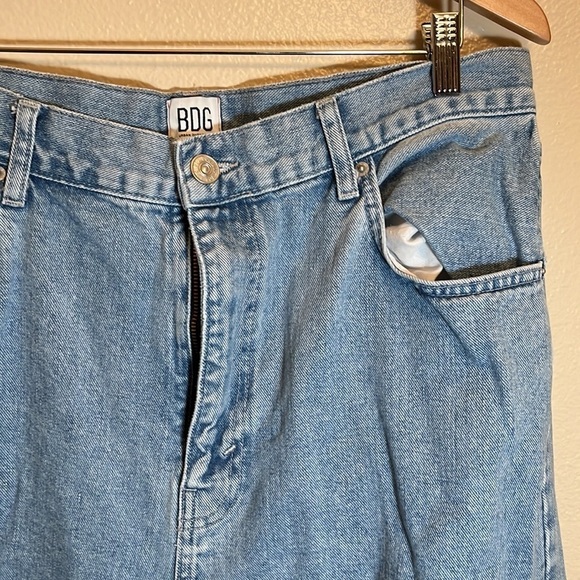 Bdg Urban Outfitters Plus Size High Rise Baggy Distressed Jeans - Picture 3 of 14
